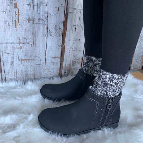 NWT JSPORT JBU Jenna Double Zip Bootie Black - Picture 4 of 8